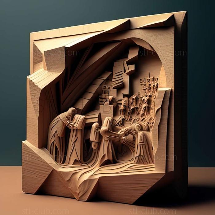 3D model Art of Liof Austrian artists and architects (STL)